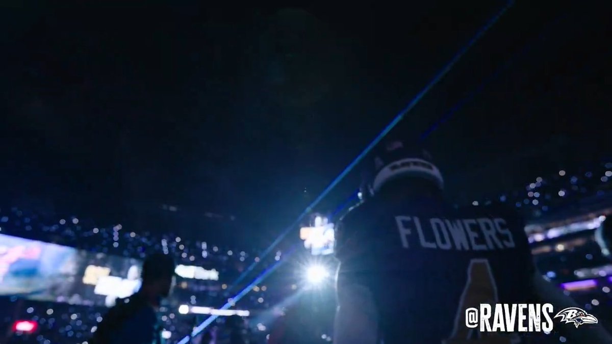 Ravens are the first NFL team to light up an entire stadium with their color. Over 3,000 LED lights were strapped to the stadium’s handrails. M&amp;T Bank Stadium was ROCKING last night ⚡️
