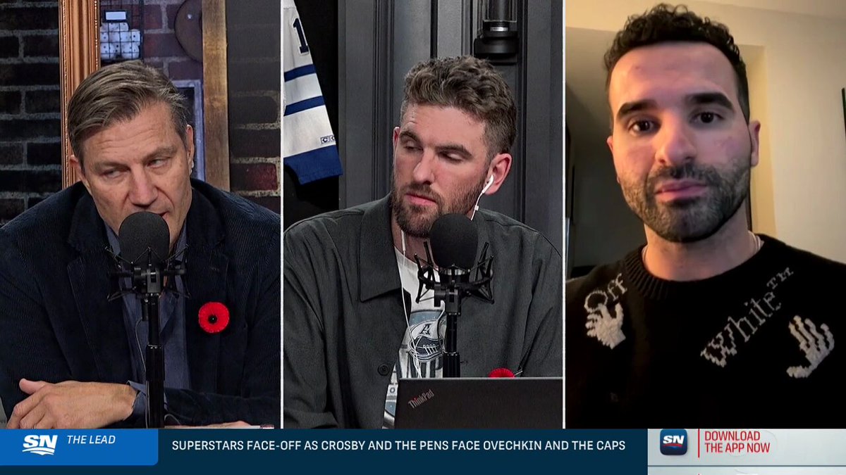 "(Mitch Marner) is the heart and soul of that team." #Flames forward Nazem Kadri shares his thoughts on his former teammate Marner with Nick Kypreos &amp; Sam McKee. #LeafsForever LIVE ⤵️ 📺 &amp; Sportsnet 360 📻