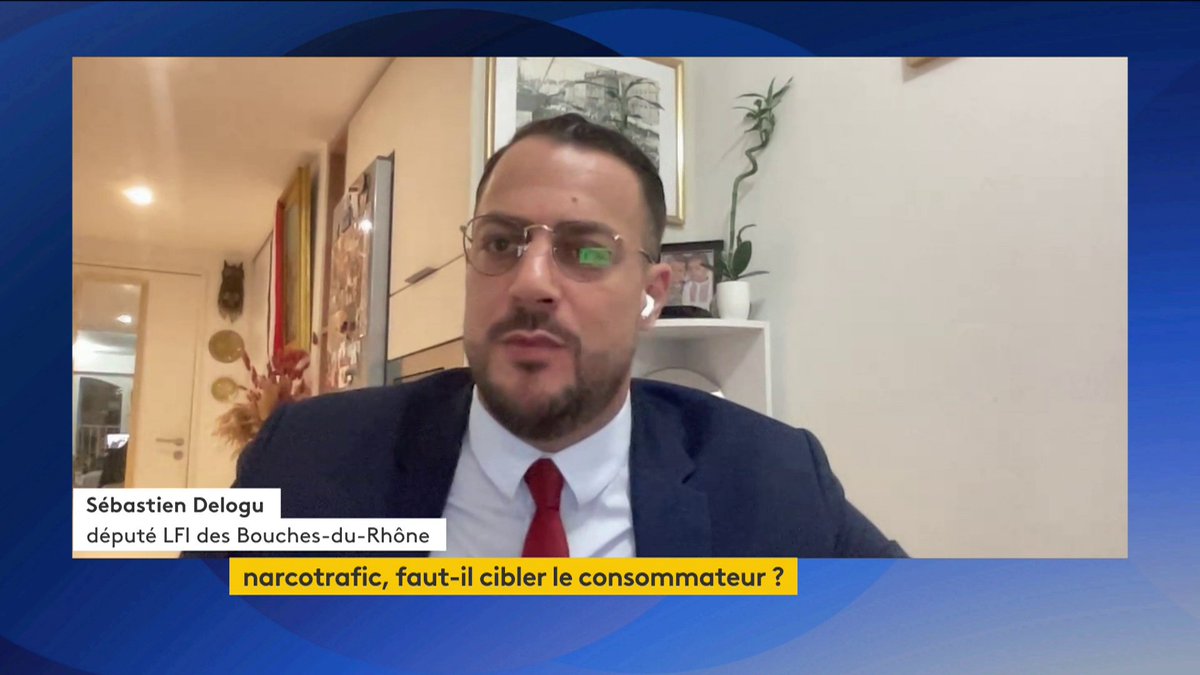 Quand on demande à Sebastien Delogu ce qu’il en pense de mettre des amendes aux fumeurs de shit, il répond « c’est comme si vous taxiez ceux qui ont le cancer. » Je n’ai plus les mots devant tant de bêtise.