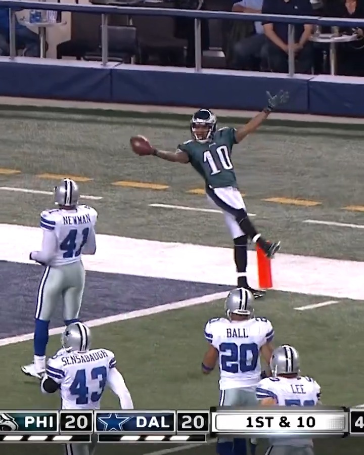 .Desean Jackson's breakaway speed was different 🏃♂️ 💨 📺: #PHIvsDAL – Sunday 4:25pm ET on CBS/Paramount+ 📱:
