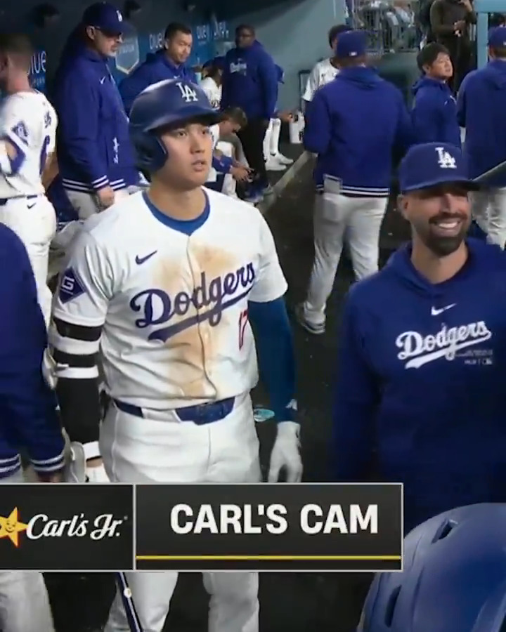 Throwback to when the Dodgers tricked Shohei into thinking they were pinch hitting for him 😭