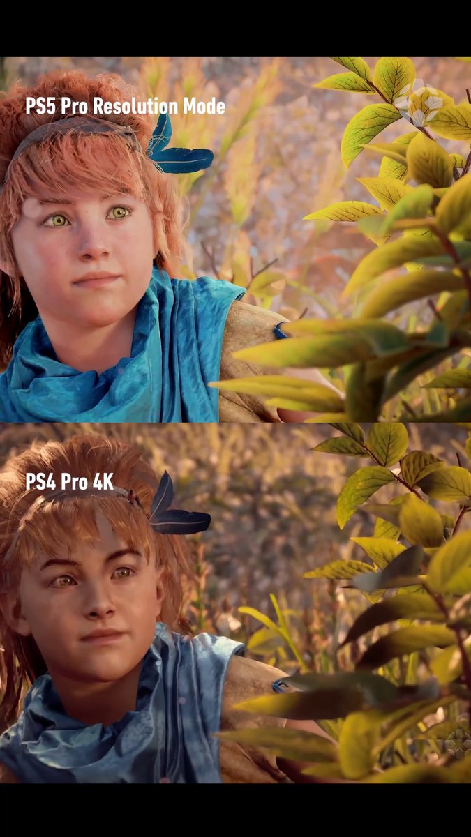 Horizon: Zero Dawn Remastered on the PS5 Pro vs. the original game on PS4 Pro. Which version do you prefer?