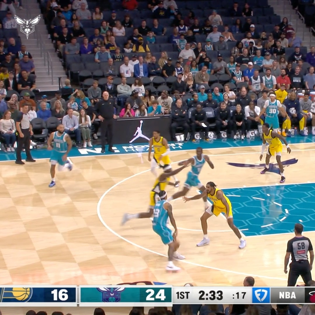 WHO IS HEEE (we know it’s Tre - we are familiar with his work) Tre Mann | 📹 Hornets On FanDuel Sports Network