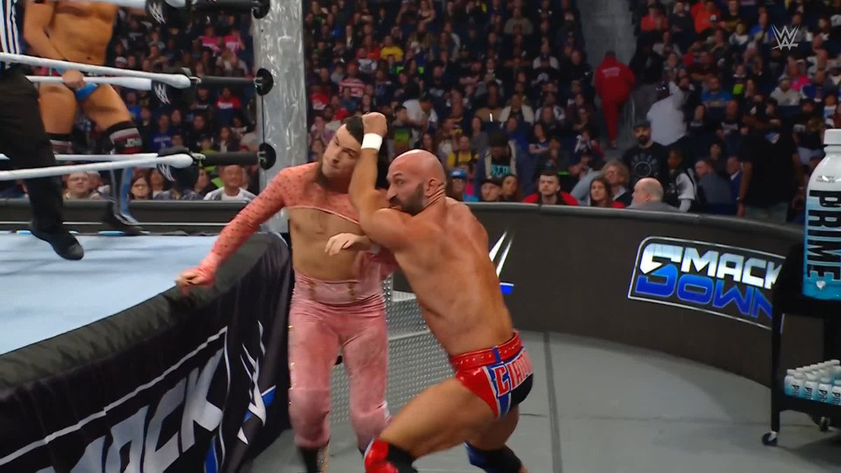 Hey, Tommaso Ciampa... are you okay??? 😳 #SmackDown