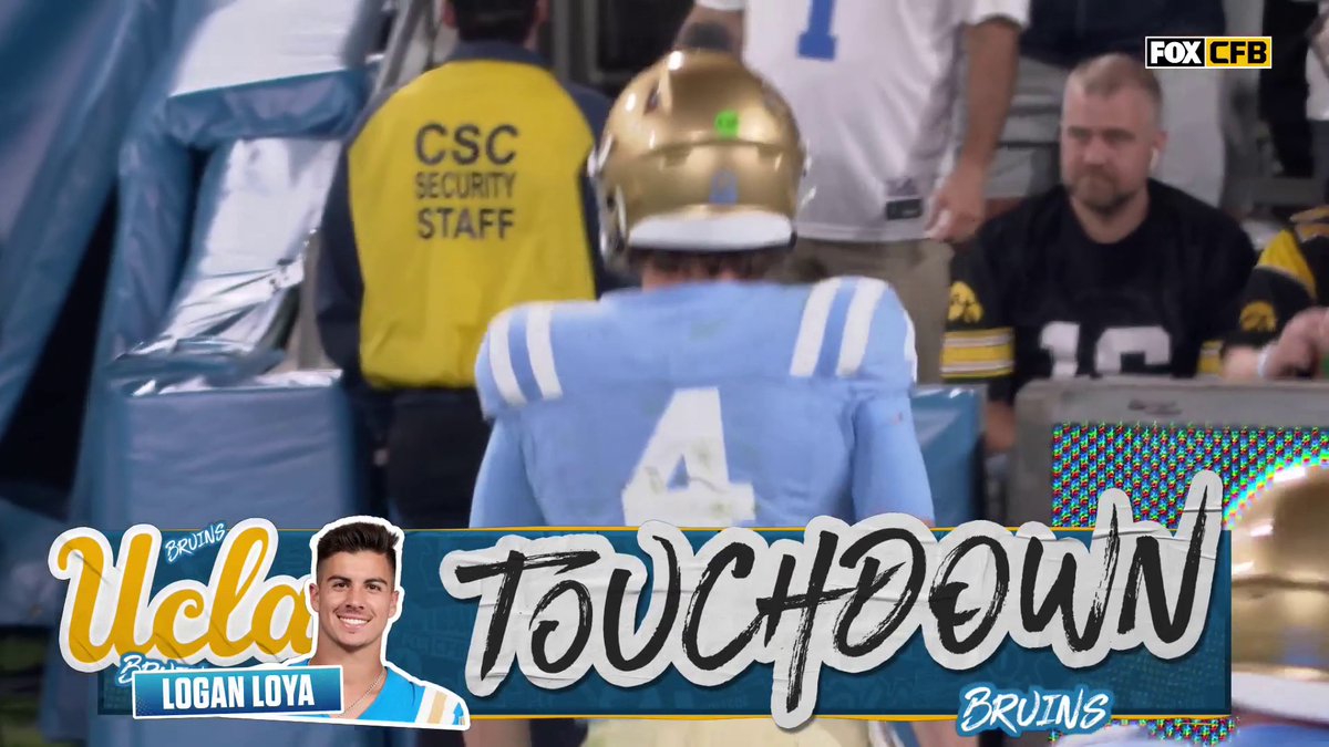 BRUINS ON TOP!! 🐻 Loya makes a massive play for the UCLA Football TD 💪