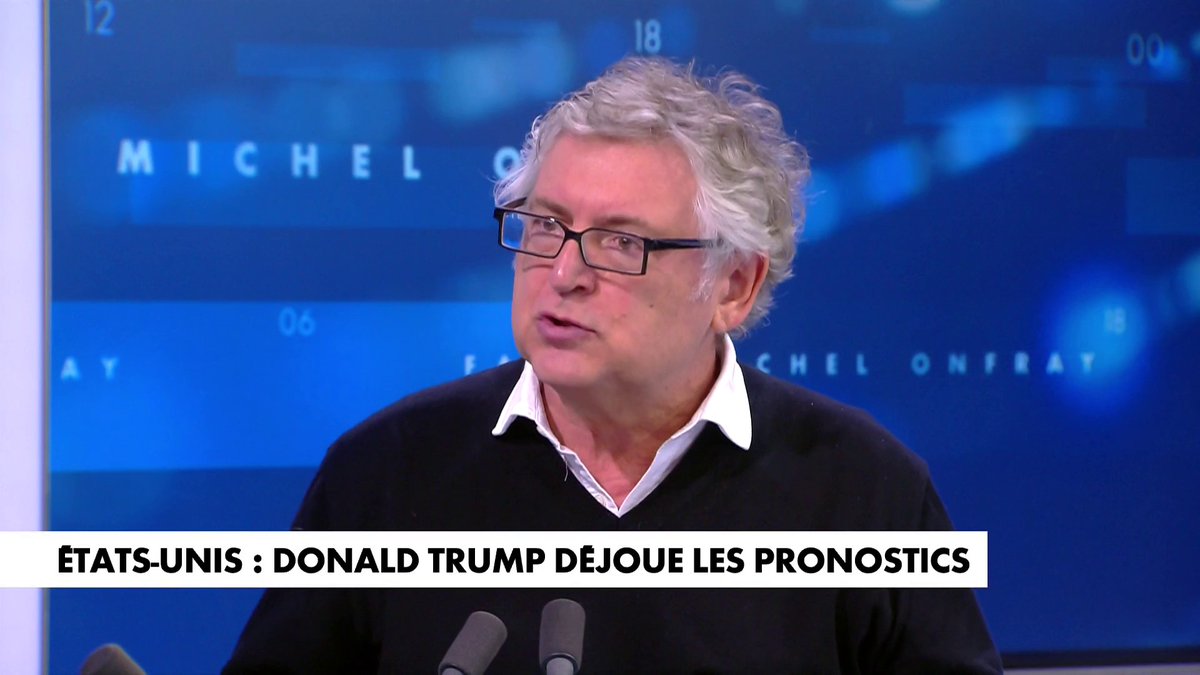 Michel Onfray à propos de l'élection de Donald Trump : «C'est la victoire d'un souverainiste contre les mondialistes», dans #FaceAMichelOnfray