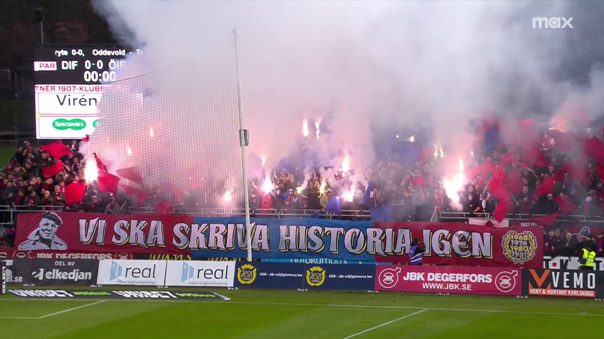 Östers IF jagar allsvenskt spel 2025 borta mot redan klara Degerfors IF! 📲 Se Degerfors IF - Östers IF på Max