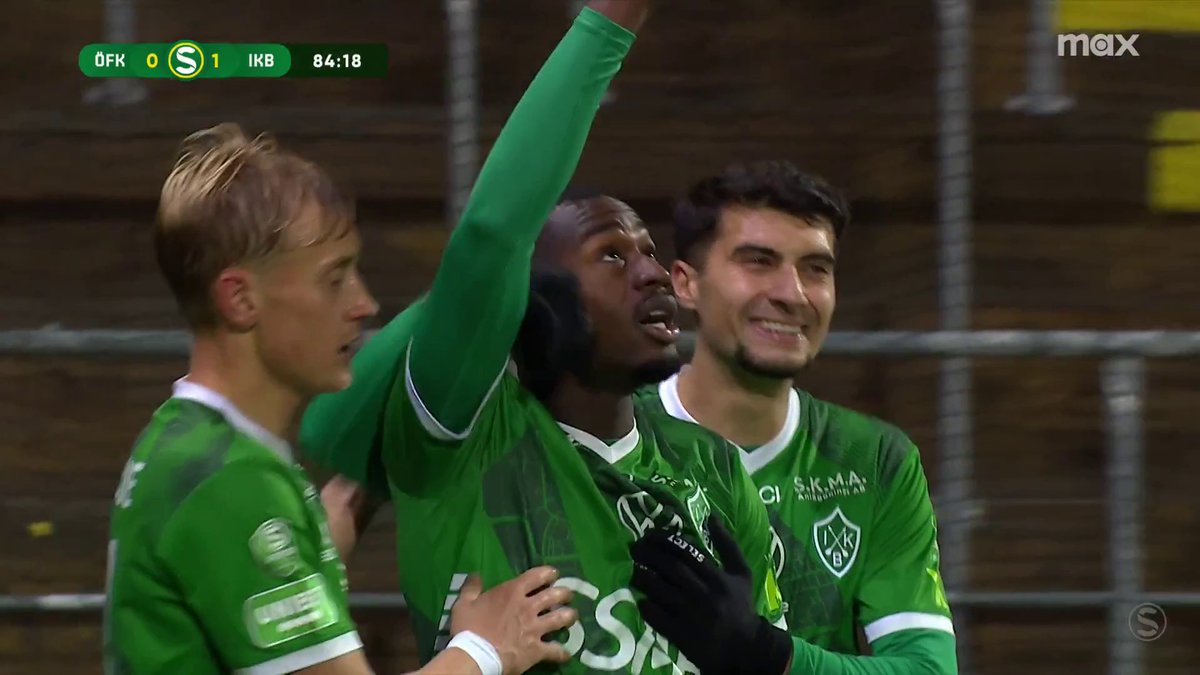 1-0 IK Brage! Adil Titi skickar in bortalagets ledningsmål som just nu skickar ner Östersunds FK till division 1 🟢 ⚪ 📲 Se matchen på Max