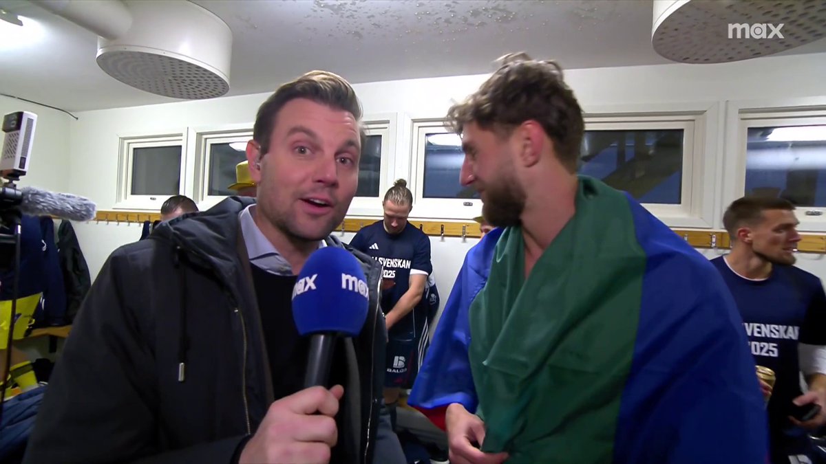 "Idag ska det vara högljutt och vi ska inte kunna säga så mycket imorgon!" 💬 Östers matchvinnare Alibek Aliev efter 2-1 mot Degerfors IF. 📲 Se höjdpunkter från Superettan på Max