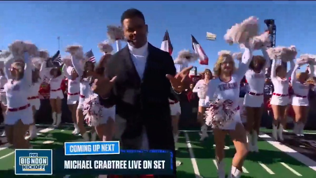 Crabtree sighting at Big Noon Kickoff! 🦀🌳