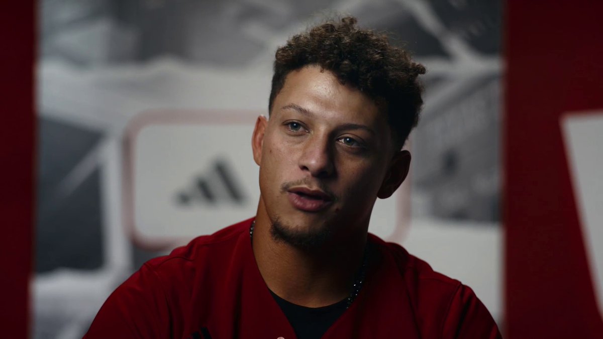 "You can go to a lot of different places to play sports... but to go somewhere where you're part of a family, I think that's what makes Lubbock so special." Patrick Mahomes II shares what it means to help design a Texas Tech Football uniform and have the team wear his logo ❤️🔴⚫️