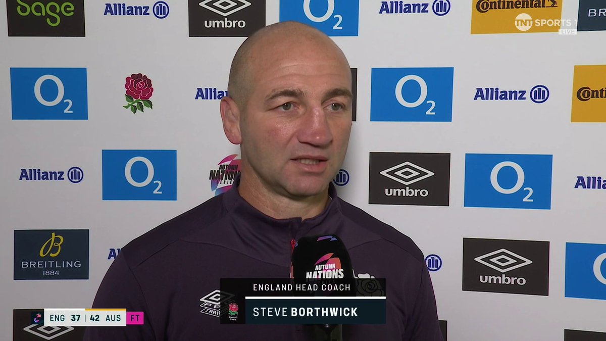 'There will be no shortage of motivation to get back out there against South Africa' Steve Borthwick backs his players to bounce back after Australia defeat #ENGvAUS | #AutumnNationsSeries