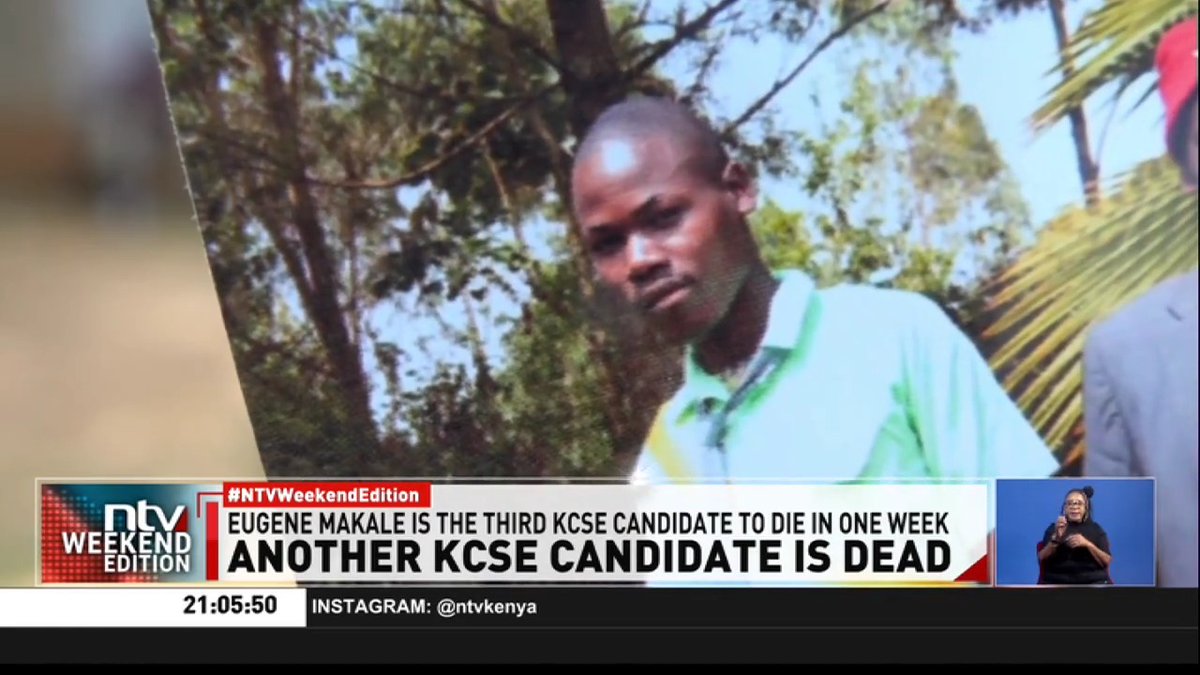 Another KCSE Candidate Is Dead Parents of the deceased say they had no money to take him to hospital as teachers at his school say the scrapping of EduAfya has affected learners from poor backgrounds. #NTVWeekendEdition Brygettes Ngana