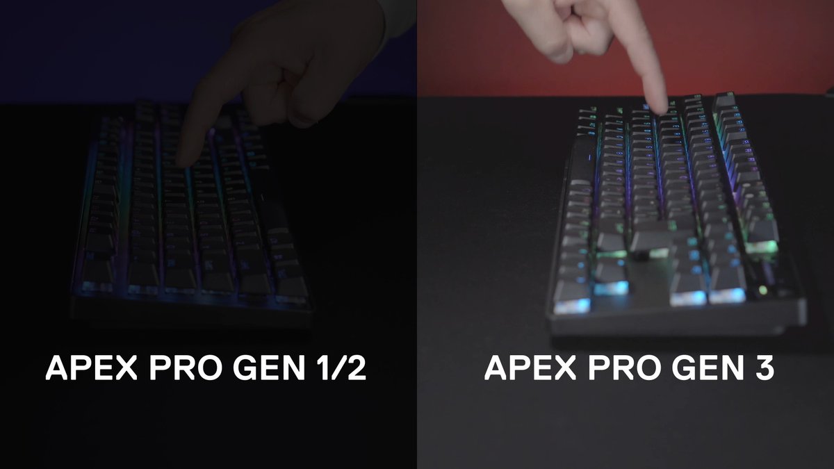 what makes the new Apex Pro Gen 3 build quality different 🤔💭 ⌨⌨⌨ >