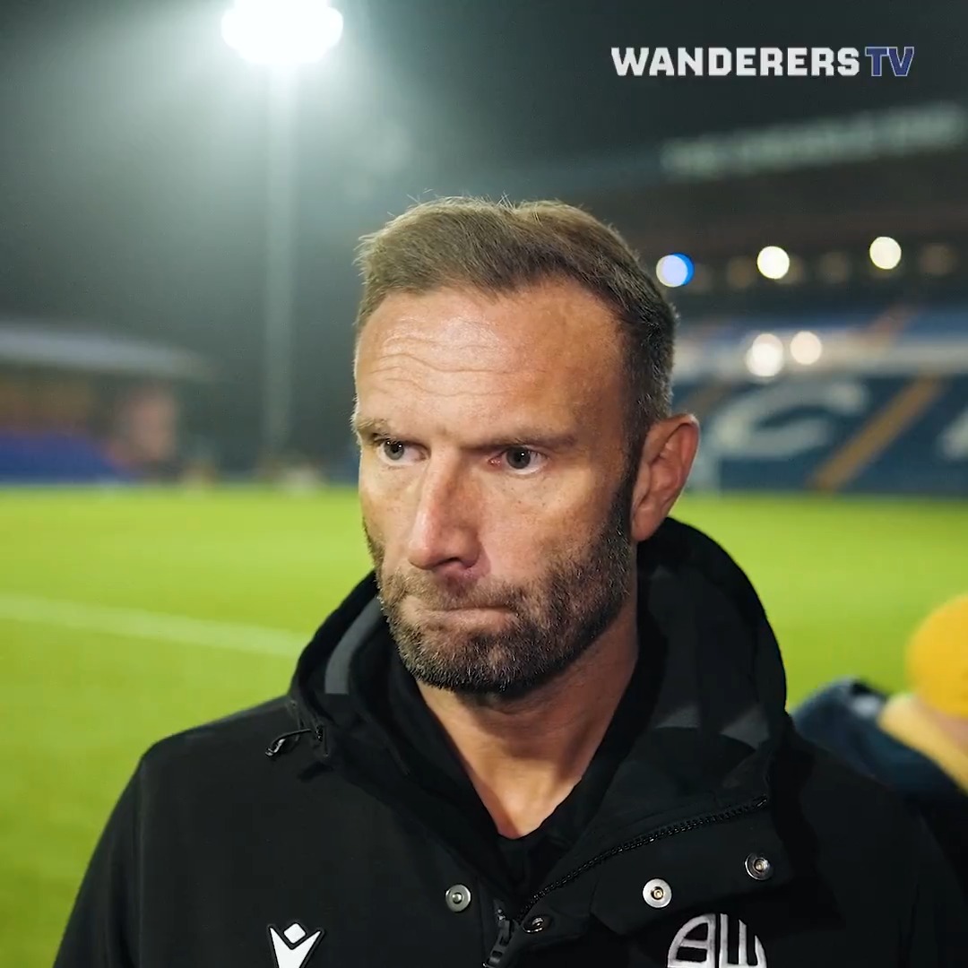 Ian Evatt's post-match reaction. #bwfc