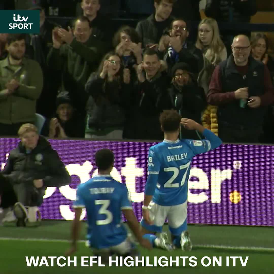 Olé, Olé, Olé... YEEEEES! ⚽ Odin Bailey with the exclamation mark on the Hatters' 5-0 demolition of Bolton EFL | Stockport County
