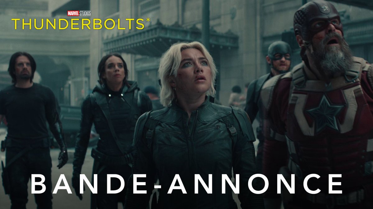 "On est les Thunderbolts !" #Thunderbolts*, le 30 avril 2025 au cinéma.