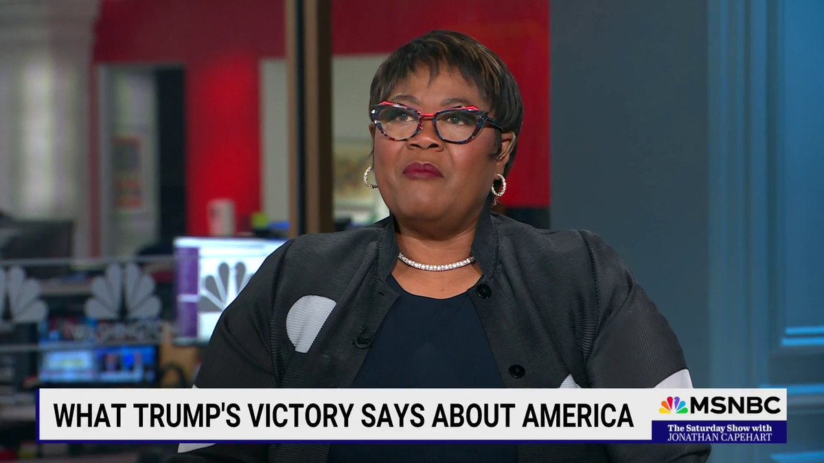 "Donald Trump was able to tap into that fear, that white fear, that people of color were going to take over this country." Melanie Campbell of @coalitionbuildr analyzes how race played a factor in handing Donald Trump his victory on Tuesday #saturdayshow