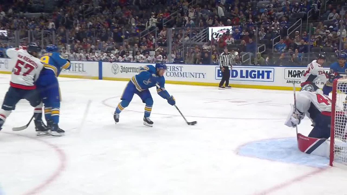 Scott Perunovich will never forget his first NHL goal. #stlblues