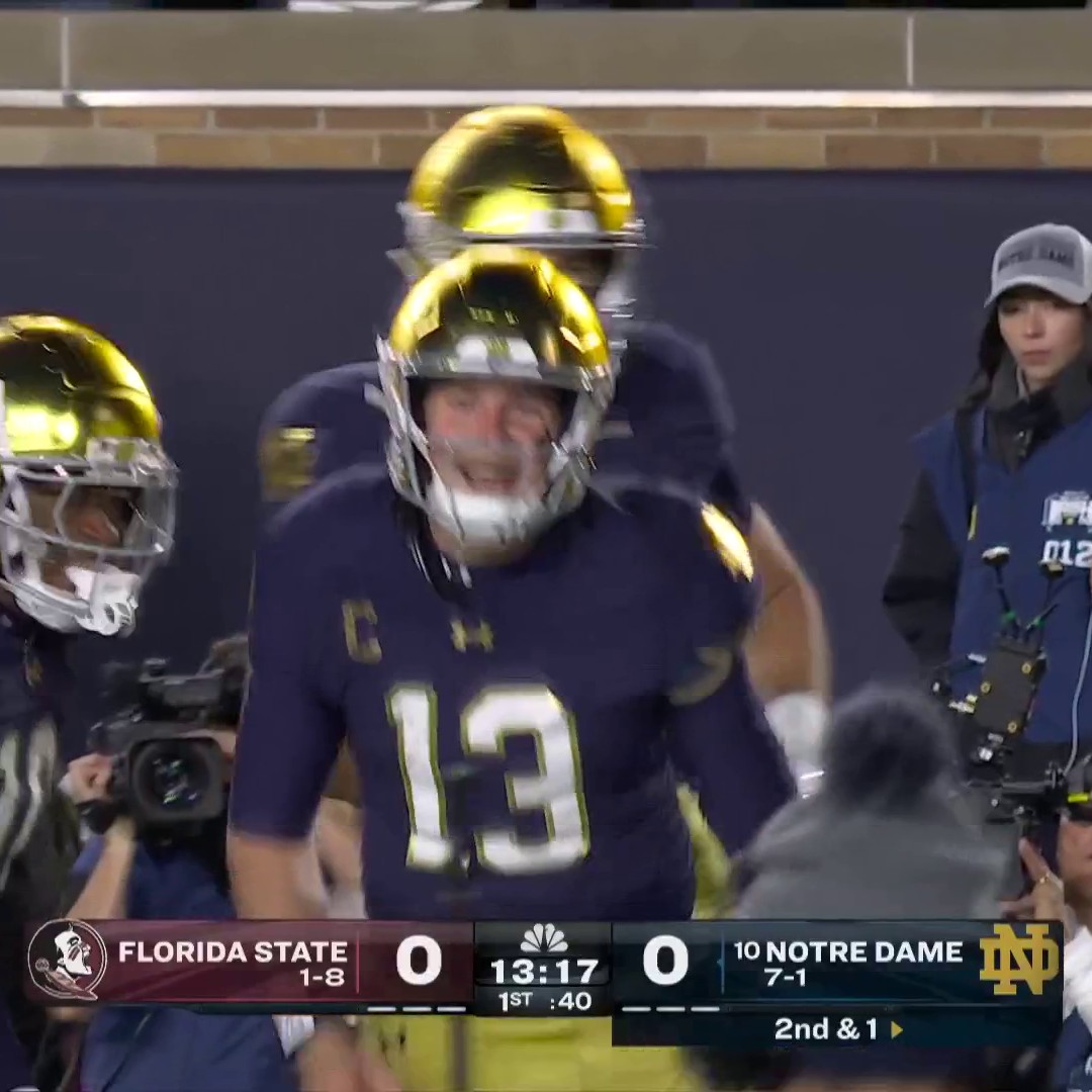 A lot of Notre Dame and College Football fans owe Riley Leonard an apology from September