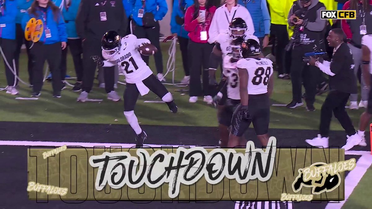 Shilo Sanders touchdown to put the game away and does Coach Prime celebration 🔥 #SkoBuffs