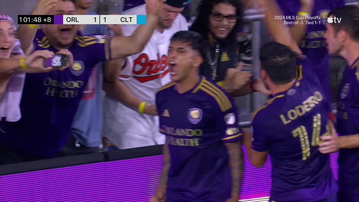 FACUNDO TORRES AND ORLANDO TIE IT LATE IN STOPPAGE! 😱 Audi #MLSCupPlayoffs