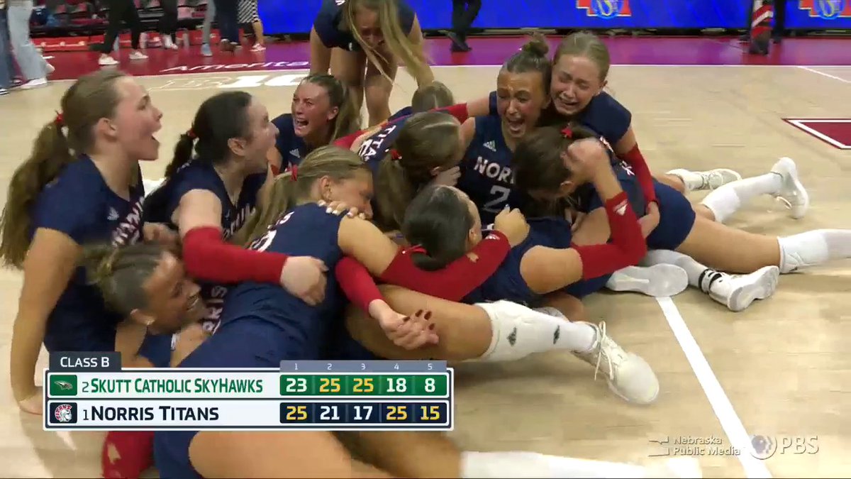 NORRIS BEATS SKUTT IN SET 5️⃣!!!! Norris takes down the 9 times consecutive state champions, Skutt Catholic!🔥