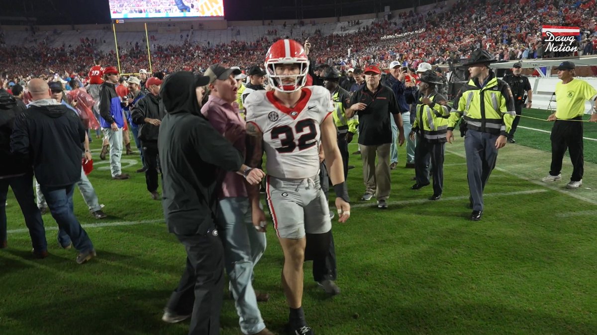 NEVER WANT TO FEEL AGAIN: #UGA players take motivation from Ole Miss crowd storming field. A Georgia team hasn't been in this position in a long time. Carson Beck, Kirby Smart are among those already looking to Tennessee after Saturday's historic loss at Ole Miss.