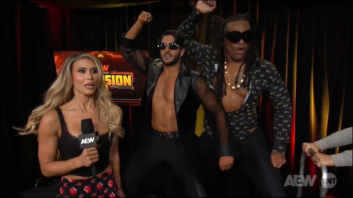 MxM Collection have an update on their DM collab attempt with Jonathan Television... Watch #AEWCollision on TNT! Mansoor | Mason Madden | Lexy Nair | John Morrison