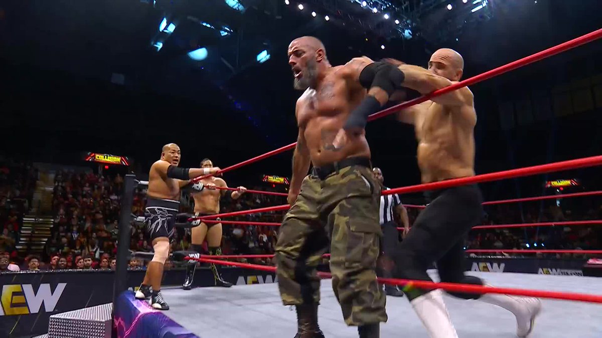 I can't believe WBD kept Mark Briscoe off our television screens for years. He needs to be shared with the world. #AEWCollision