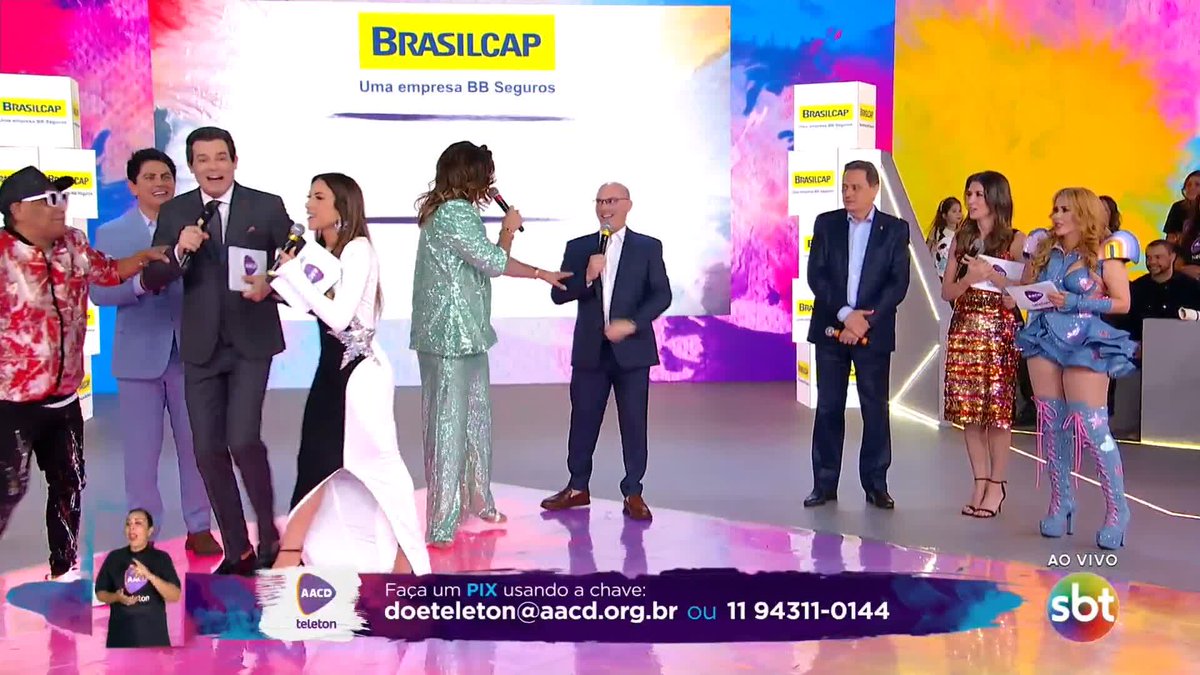 Batemos a metaaa, minha gente!!! Que emoção!!! Agradecemos DEMAIS por cada doação, Brasiiil!!!! #AACD #TeletonSolidariedade #TeletonGratidão #DoeTeleton #Teleton2024