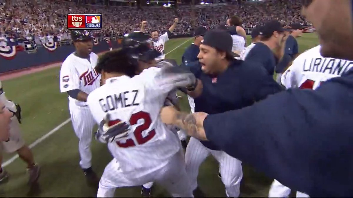 "THERE WILL BE NO PLAY! THE TWINS HAVE WON THE CENTRAL!" Relive the 2009 AL Central tiebreaker tomorrow at 8:30am ET on MLB Network 📺