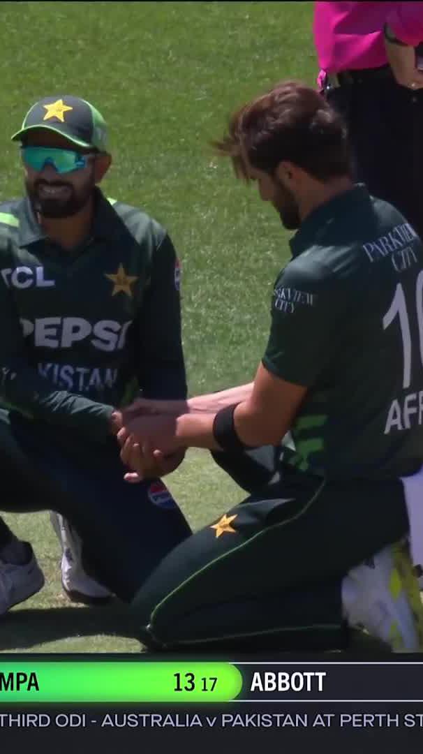 Dr Babar is on the case! 👨⚕️ #AUSvPAK