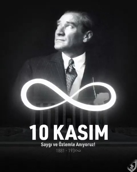 Sonsuz saygı, özlem ve minnetle… 🖤 Atamızı saygıyla anıyoruz. #10Kasım #AtatürklüArma #Samsunspor