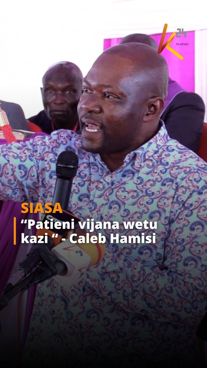 Mimi sitaki kuona Msomali ama Mhindi akipewa tender hapa Kakamega ~Hon. Caleb Amisi, MP Is this not tribalism which you accused Gachagua of?