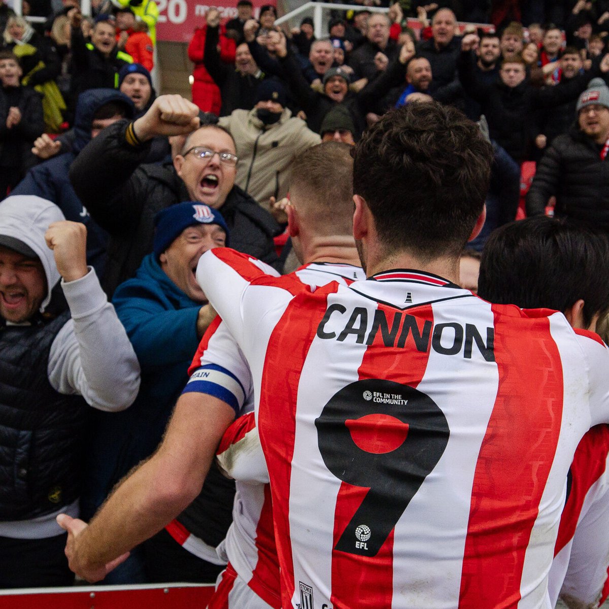Boothen End Ben. ✌️ in a week for the skipper.
