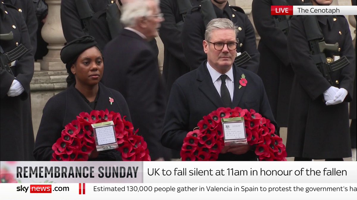 In a historic moment, eight former prime ministers and one current prime minister attended the Cenotaph for Remembrance Sunday. ➡️ 📺 Sky 501, Virgin 602, Freeview 233 and YouTube
