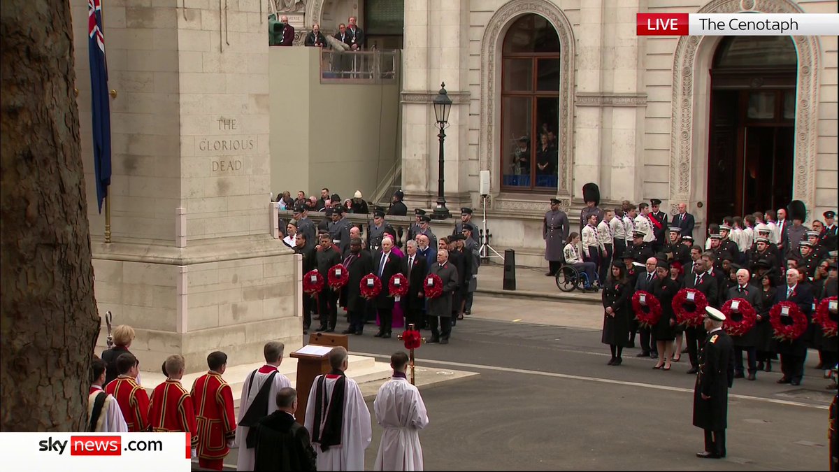 King Charles, Prince William and Princess Anne, arrive at The Cenotaph to pay their respects at the 11th hour, on Remembrance Sunday. ➡️ 📺 Sky 501, Virgin 602, Freeview 233 and YouTube