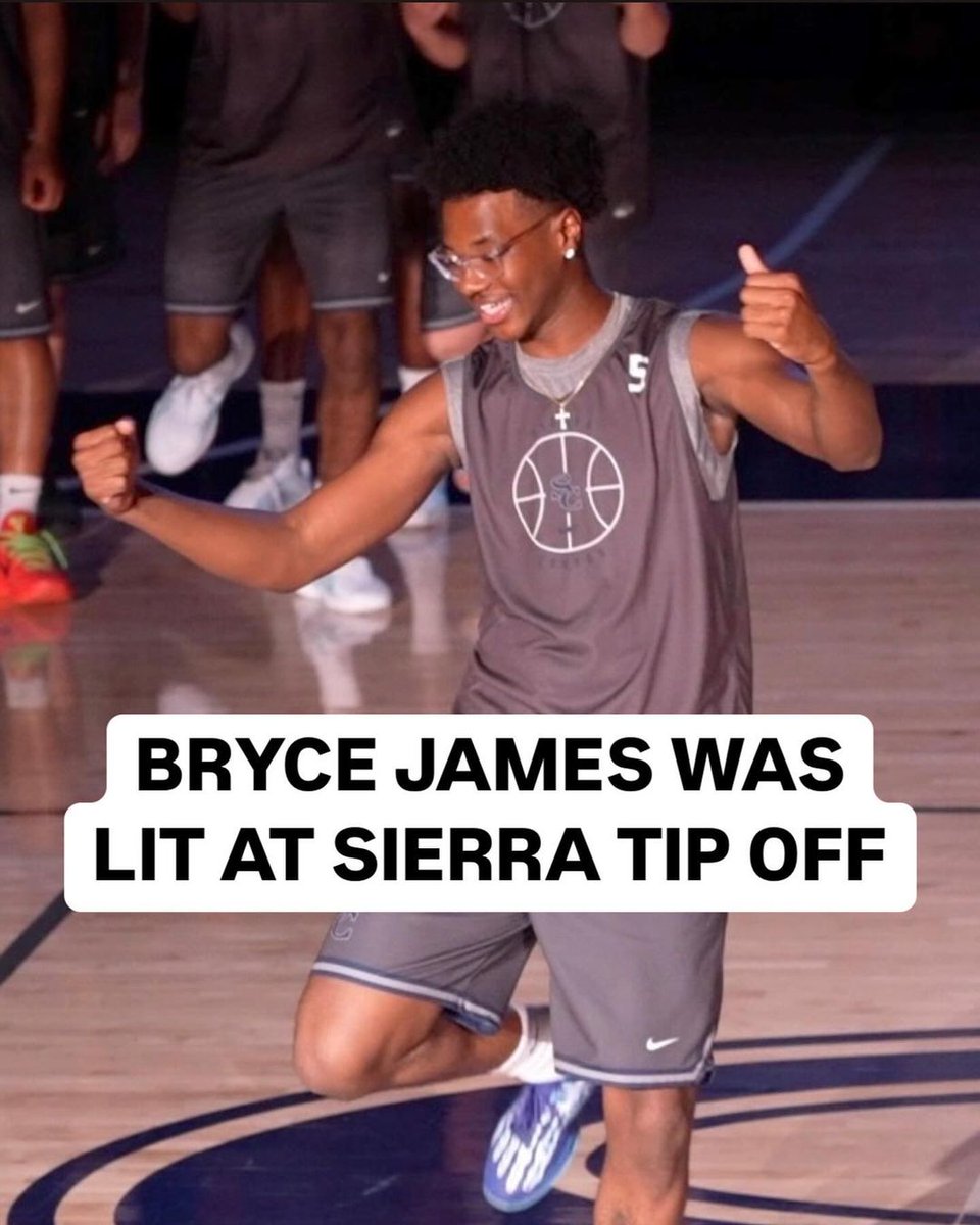Bryce James took it back to 2016 at the Sierra Canyon Tip Off event!
