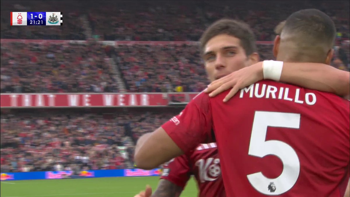 Murillo nets his FIRST goal for Nottingham Forest! 🔥👊