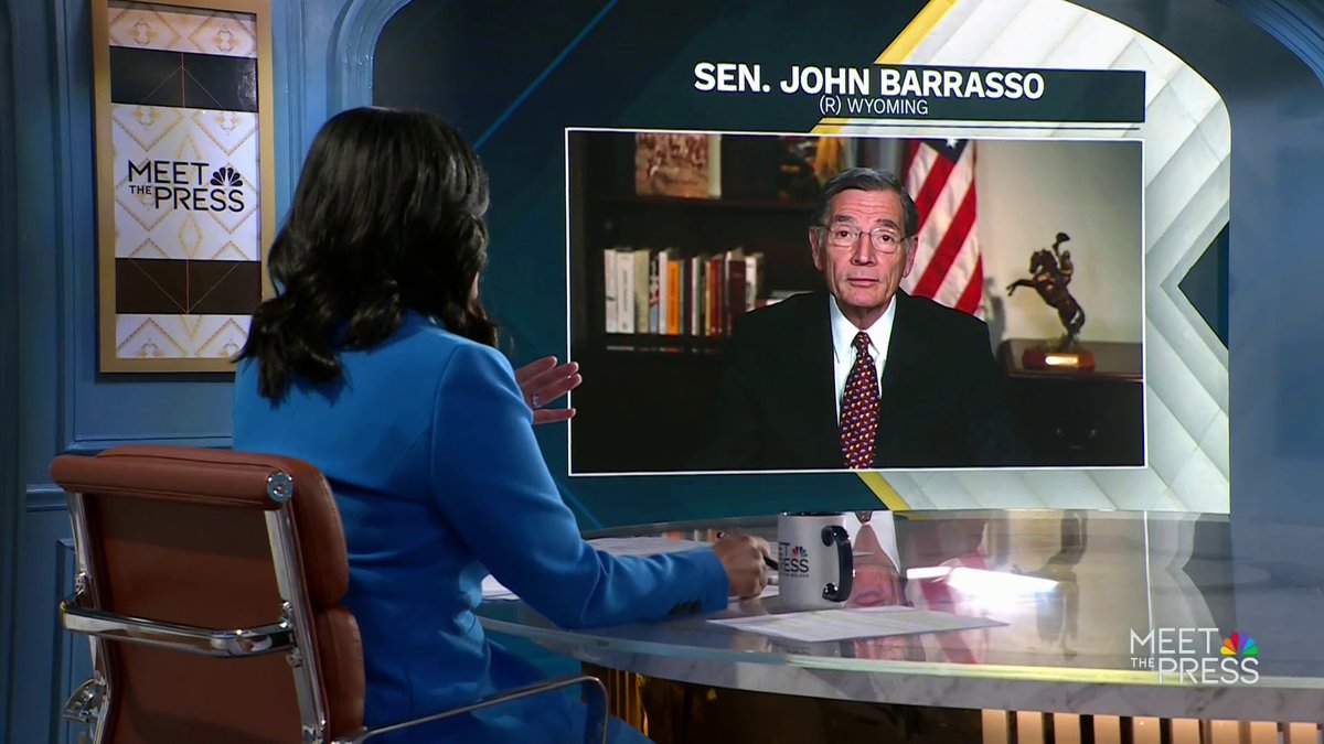 WATCH: Kristen Welker asks Sen. Barrasso if it's important to preserve the independence between the White House and DOJ as Trump looks at potential AG picks. Sen. John Barrasso: “John Kennedy appointed his little brother Bobby. … The president gets to choose who he wants.”