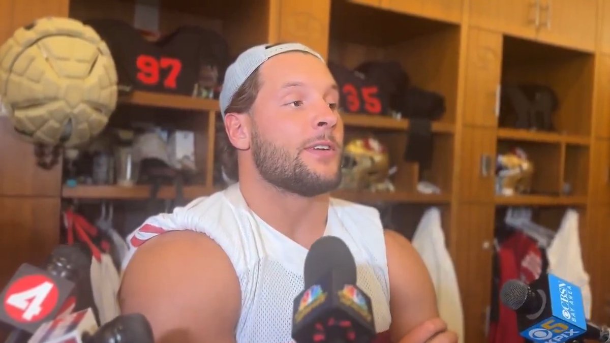 Nick Bosa was just fined over $11k by NFL for wearing a MAGA hat in support of Donald J. Trump. His "I don't give a..." reaction will go down in history!