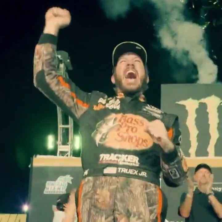 From one champion to another. Jimmie Johnson honors Martin Truex Jr., who is retiring from full-time racing. #NASCAR