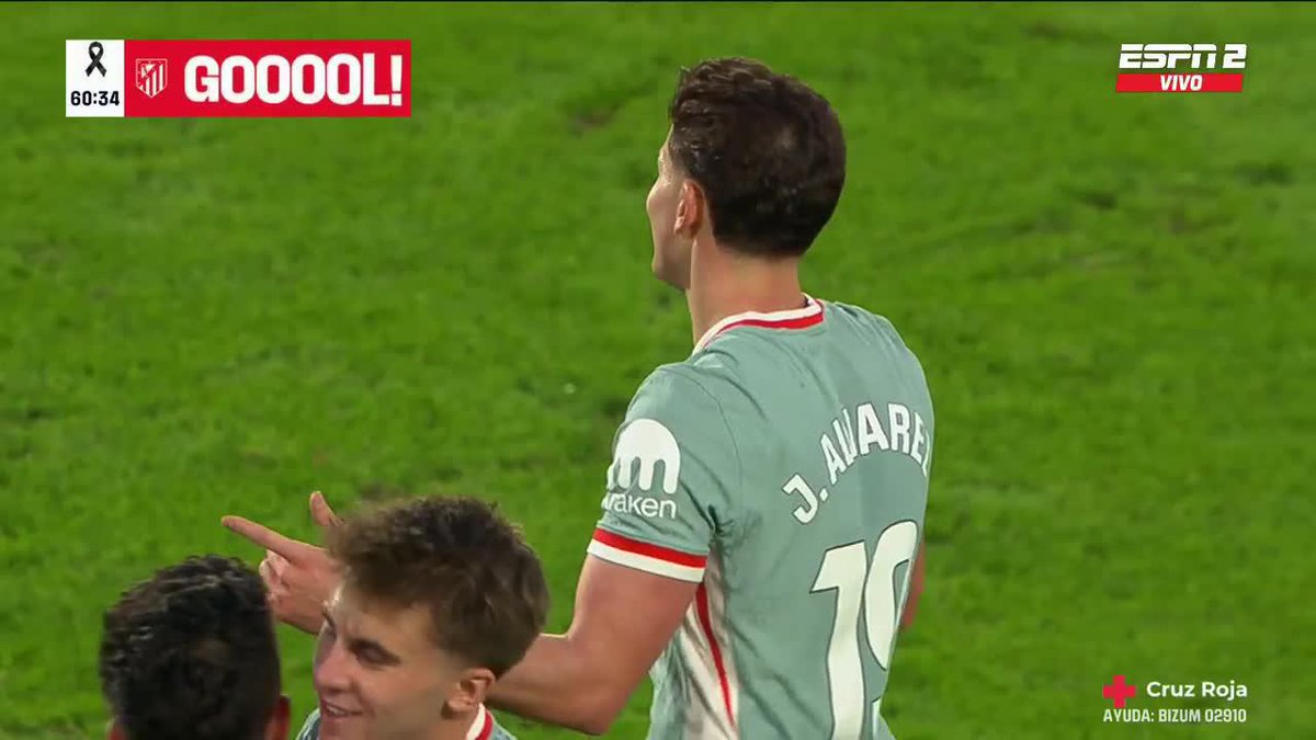 ASISTENCIA DE GIULIANO SIMEONE Y GOL DE JULIÁN ÁLVAREZ PARA EL ATLETI. CONEXIÓN ARGENTINA. 🌟🇦🇷