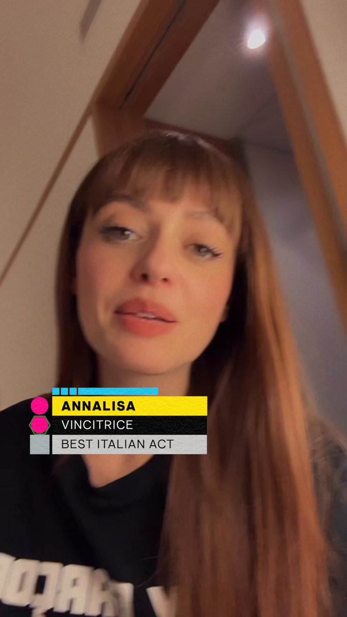 And the winner is… ANNALISA ✨ Annalisa ha vinto il premio come Best Italian Act agli #MTVEMA 2024 🏆🔥 Complimenti 👏❤️ #MTVEMAs #Annalisa