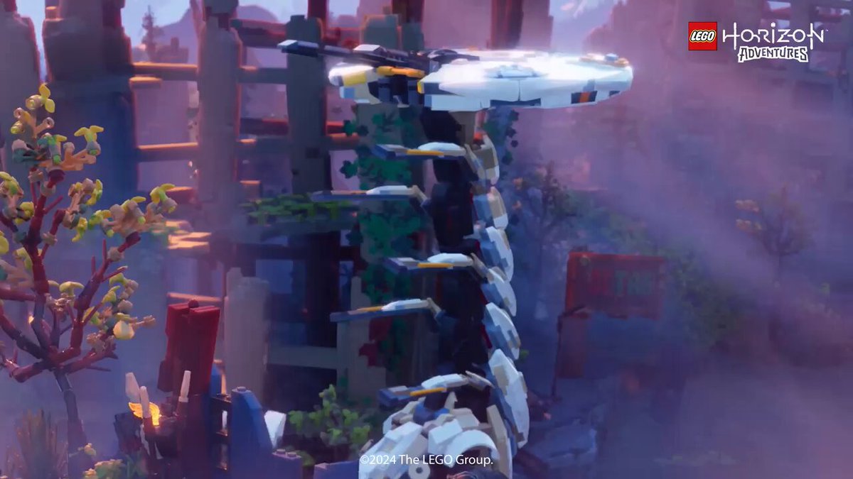 Chasing down a Tallneck just got more brick-tacular! 🧱 Are you ready to hop, skip and jump into Aloy's latest adventure? #LEGOHorizonAdventures LEGO