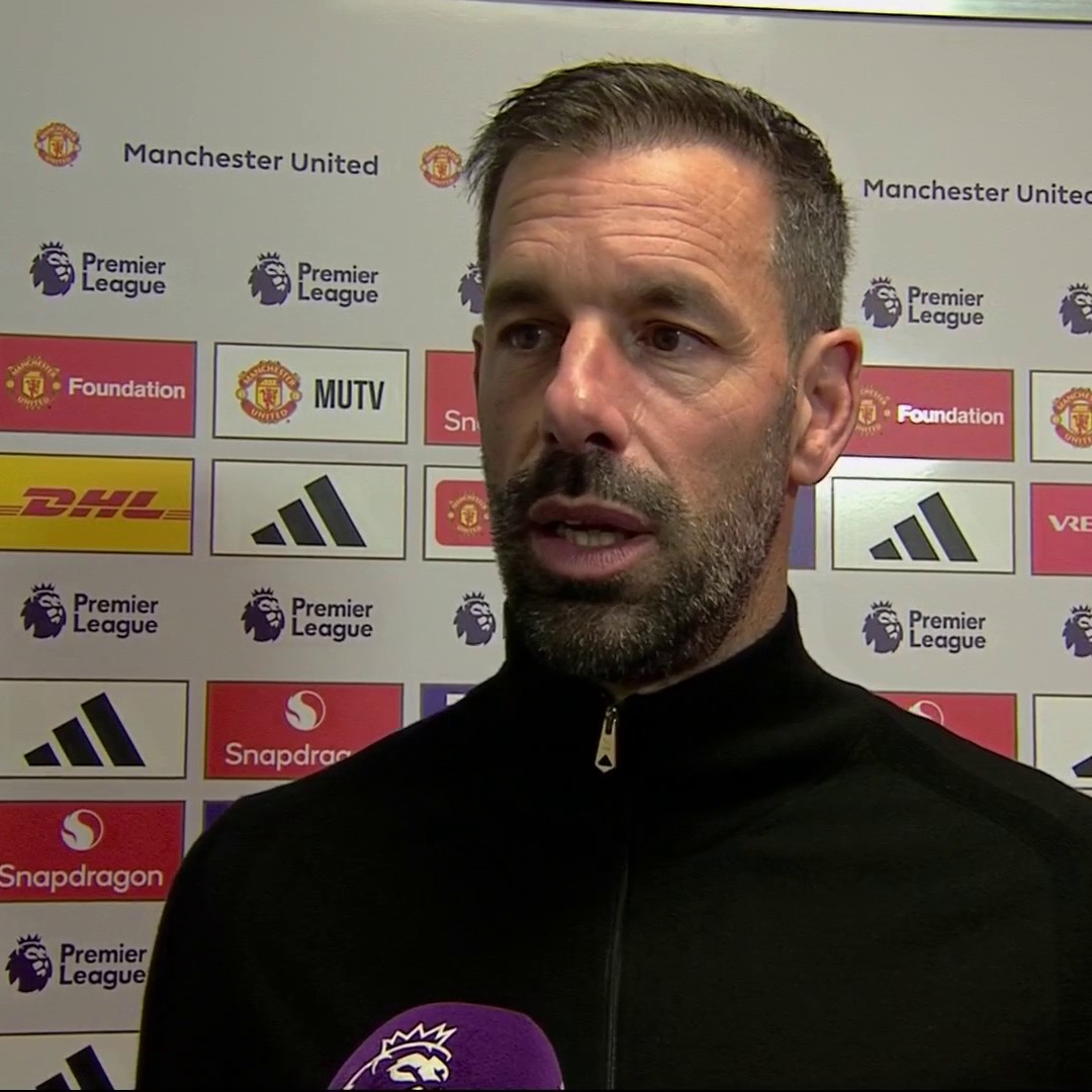 "I'm proud and thankful to the supporters" 🥹 Ruud van Nistelrooy reflects on his time as Manchester United interim manager following a 3-0 win over Leicester ❤️