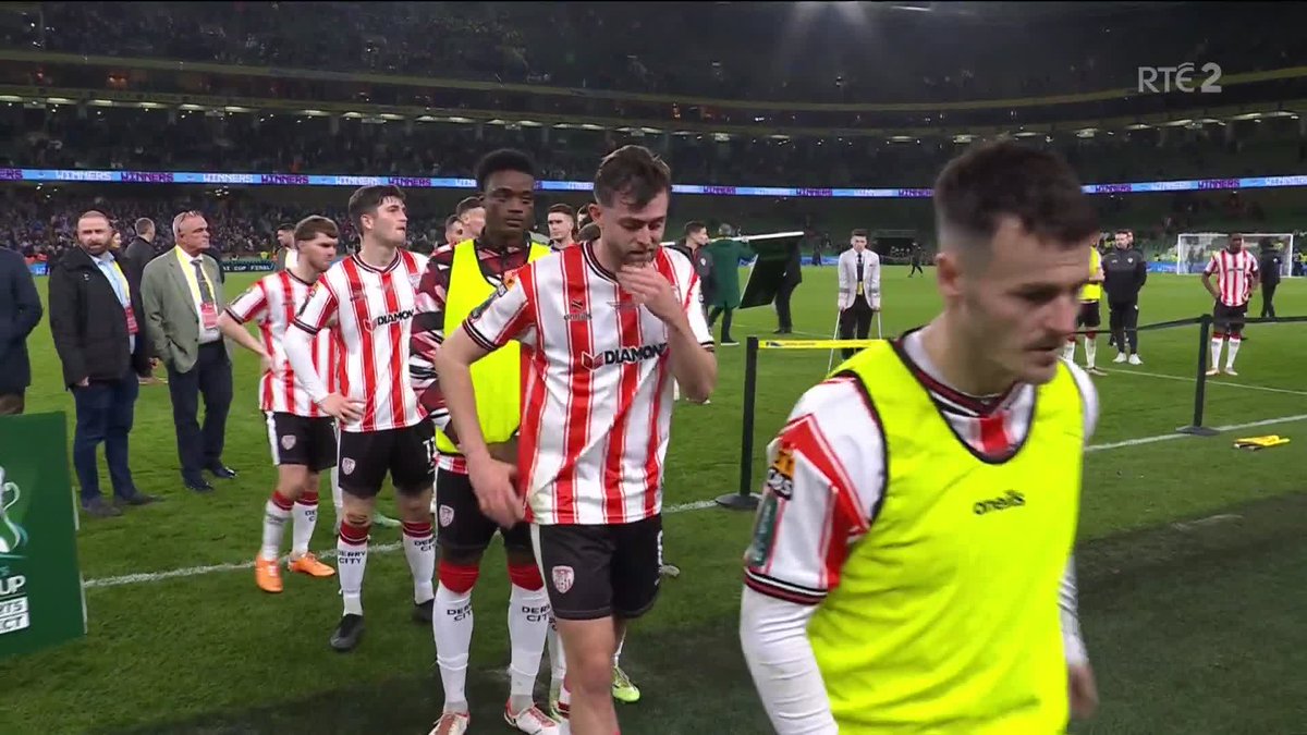 Gareth McGlynn: "The Derry City players have let the city down tonight, they've let the manager down and they've let the chairman down, and it's not good enough." 📺 Watch: 📱 Follow: #FAICup | #DRODER