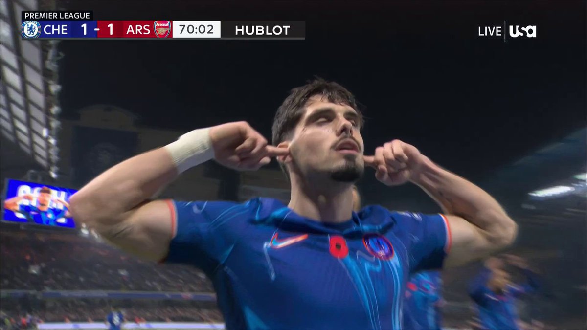 PEDRO NETO LEVELS IT FOR CHELSEA WITH A THUMPING EFFORT. 📺 USA Network | #CHEARS