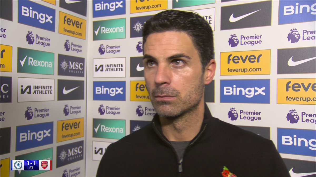 🗣️ "We dominated them, we were the better team.... I'm very disappointed with the way we conceded" Arsenal boss Mikel Arteta says the way his side conceded to Chelsea was 'so poor' and not in their standards.